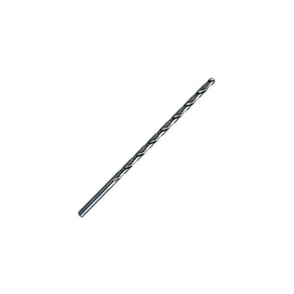 Champion Cutting Tool 3/16in 1200 HSS Longboy Drill, Straight Shank, 118 deg, 9in Flute Length, 12in OAL, Bright Finish CHA 1200-3/16 - main